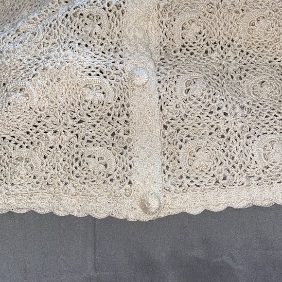 Vintage Crochet Cardigan (M) - Picture 7 of 7